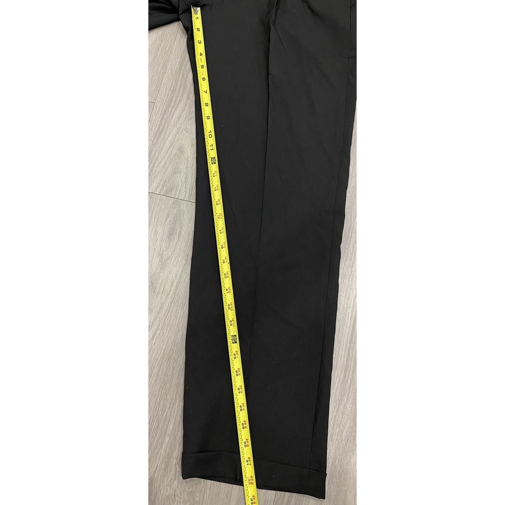 Haggar Clothing Men's Dress Pants Black Classic Fit Pleated Front Sz 34X32 $90‎ - Picture 6 of 7
